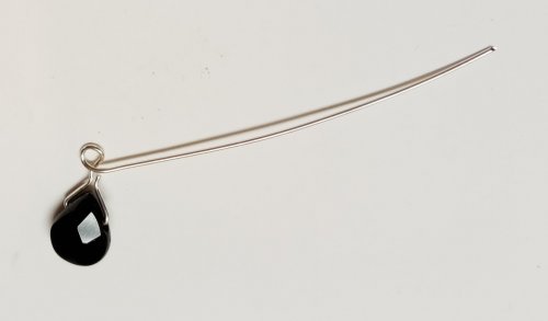 Judy Larson's Using Lower Quality Beads - , Wire Jewelry Design, Design, Beads, Using a faceted bead